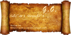 Gödri Ozsvát névjegykártya